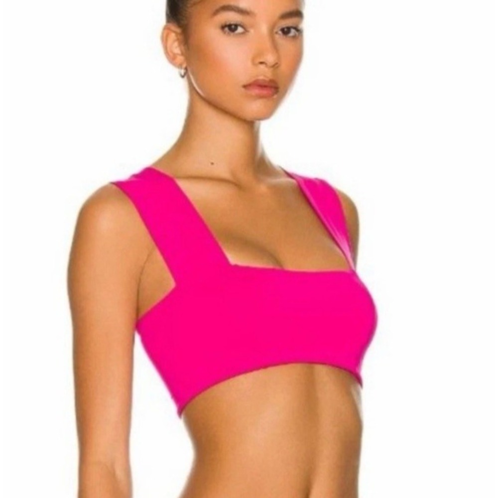 NWT‎ L*Space Parker  Bikini Top Sz XS in Bougainvillea Pink